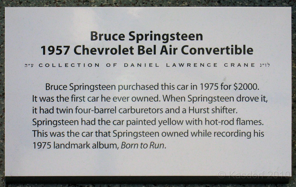 Rock n Roll Hall of Fame 2010 236.jpg - The Rock 'N Roll Hall of Fame in Cleveland Ohio. We made a day trip visit May 30, 2010. Bigger than I expected, with lots to see.